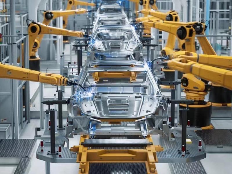 Automotive welding production line