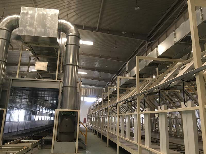 Automotive painting production line