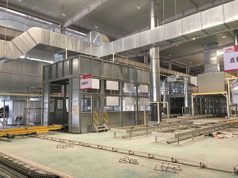 Automotive painting production line