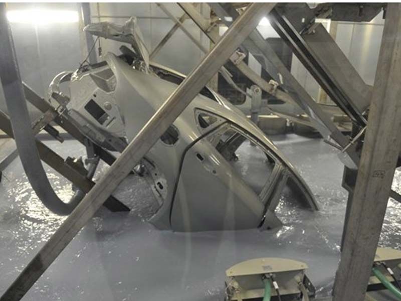 Automotive painting production line