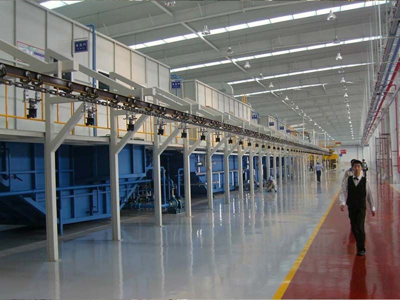 Automotive painting production line