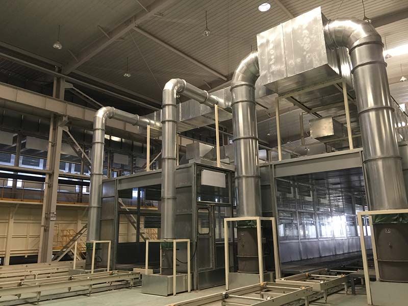 Automotive painting production line