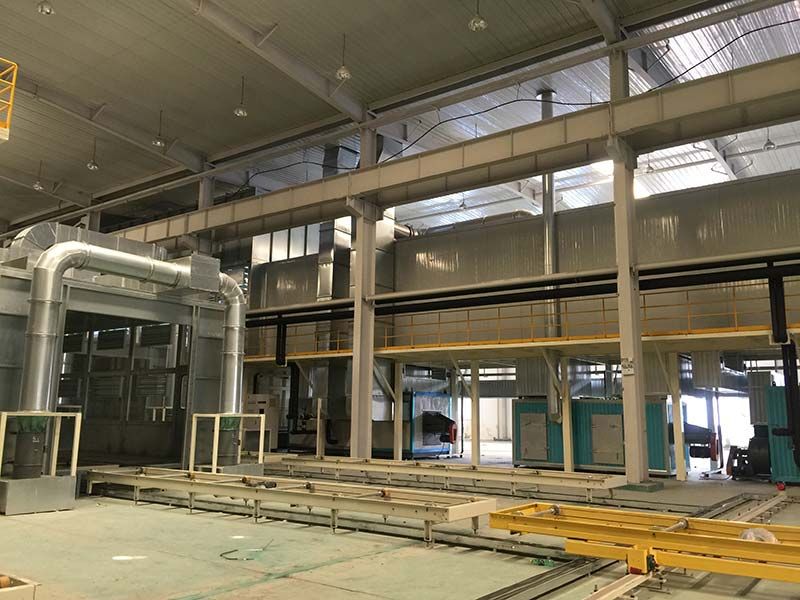 Automotive painting production line