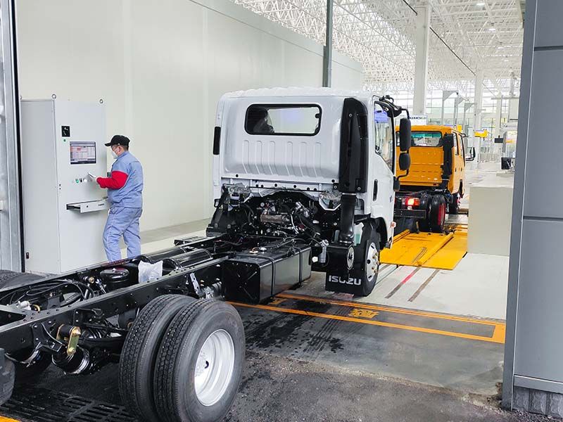 Automotive testing production line