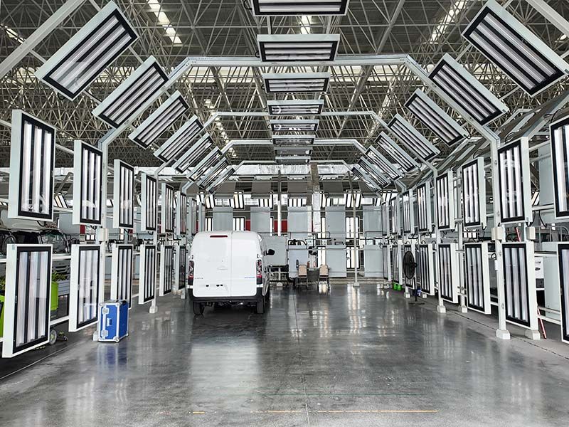 Automotive testing production line