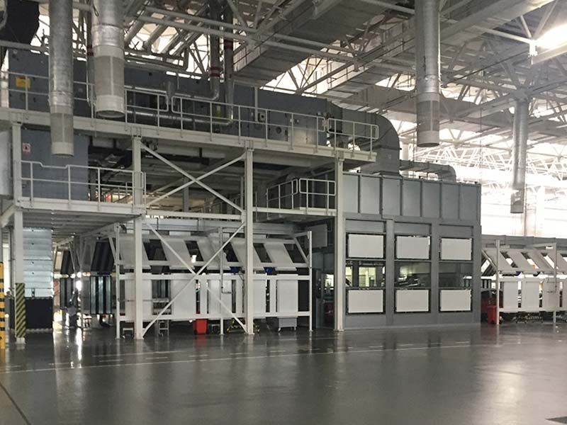 Automotive testing production line