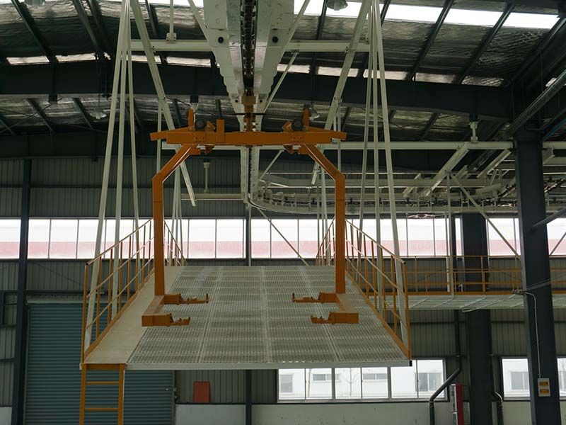 New energy electric light truck chassis assembly line