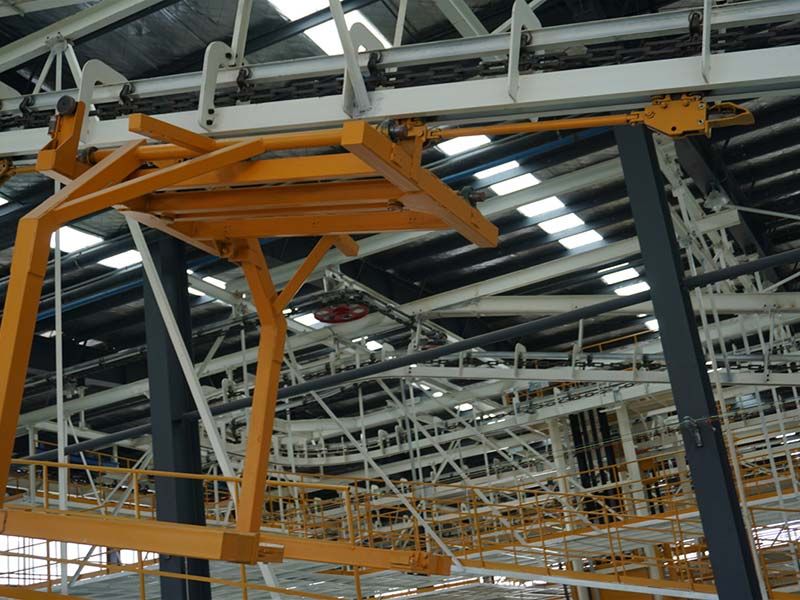 New energy electric light truck chassis assembly line