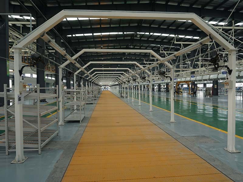 New energy electric light truck chassis assembly line