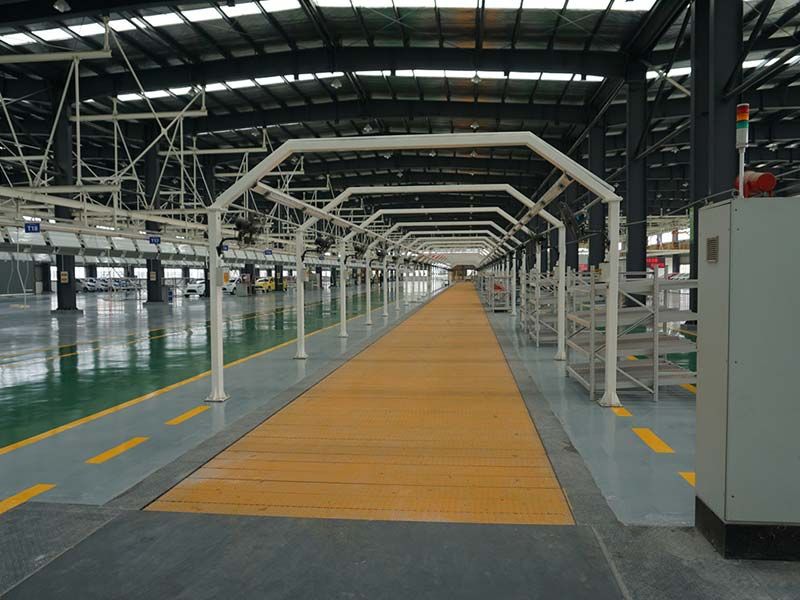 New energy electric light truck chassis assembly line