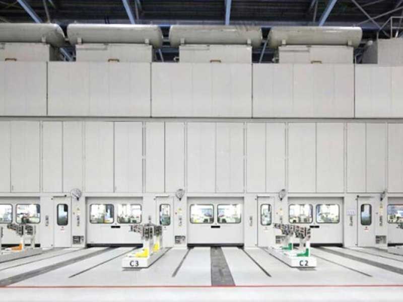 Automotive stamping production line