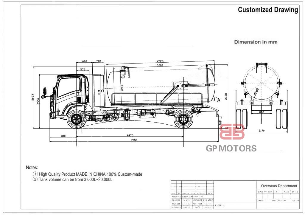 Qingling ELF Vacuum Jetting Suction Truck